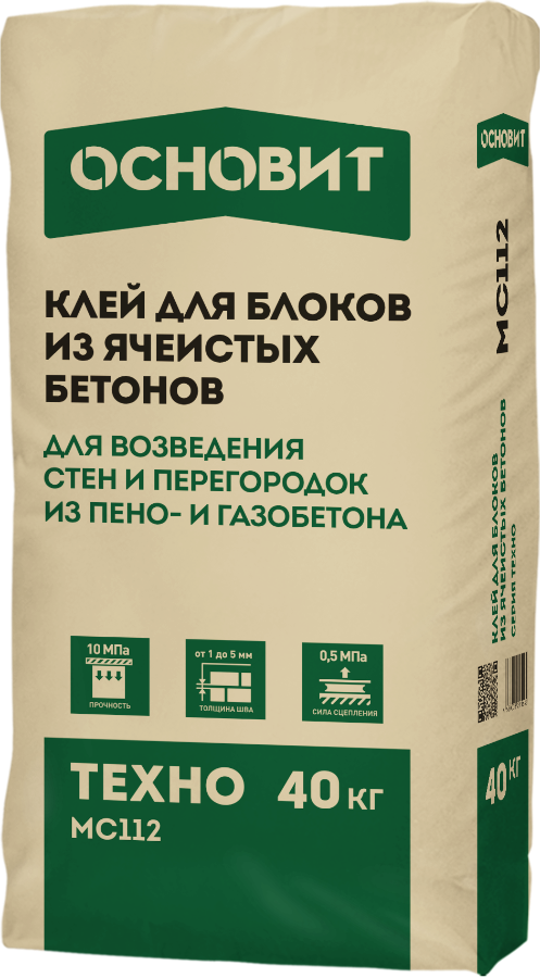 Клей монтажный Основит ТЕХНО MC112, 40 кг