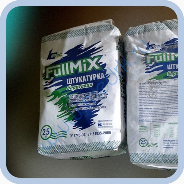 Штукатурка баритовая FullMiX ФулМикс, 25кг