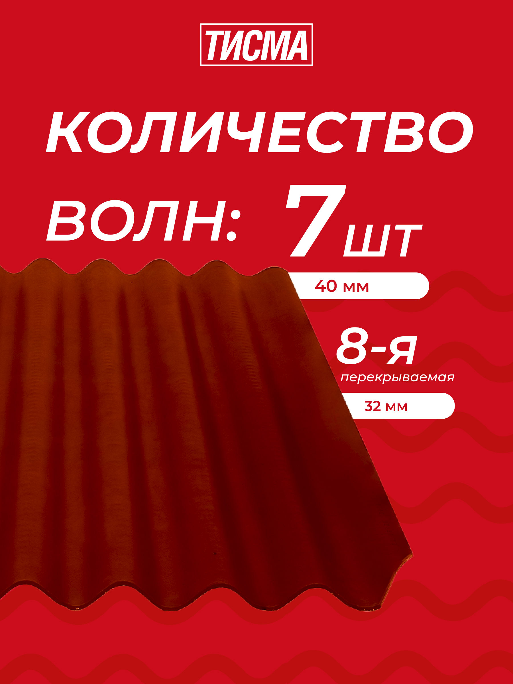 Фиброцементная черепица ТИСМА ПРОФИ