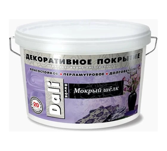 Штукатурка декоративная DALI-DECOR МОКРЫЙ ШЕЛК, 5 КГ