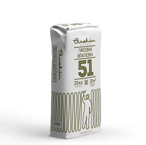 Гипсовая шпатлевка Archin 51, 20 кг