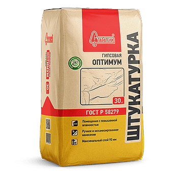 Штукатурка гипсовая Оптимум Старатели, 30 кг