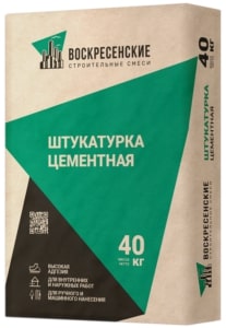 Цементная штукатурка РН и МН ВосСмеси, 40 кг