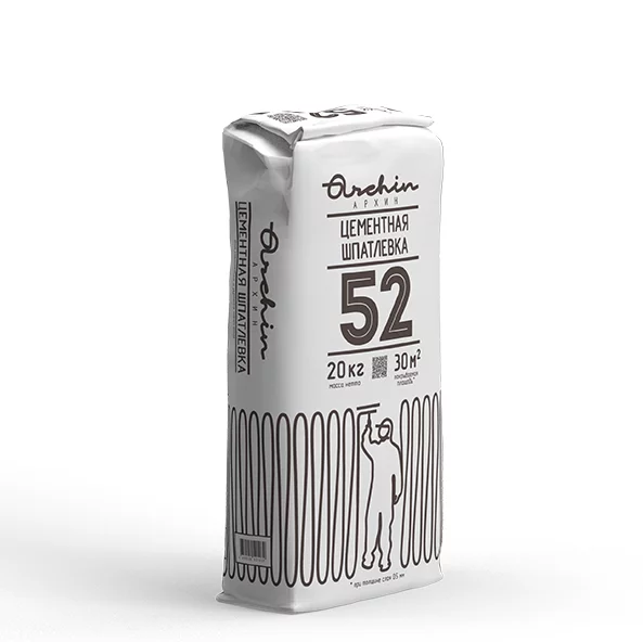 Цементная шпатлевка Archin 52, 20 кг