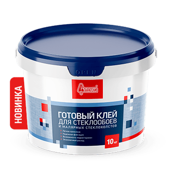 Готовый клей для стеклообоев и малярных стеклохолстов Старатели, 10 кг