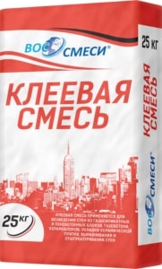 Клей для газобетонных блоков ВосСмесь, 25 кг