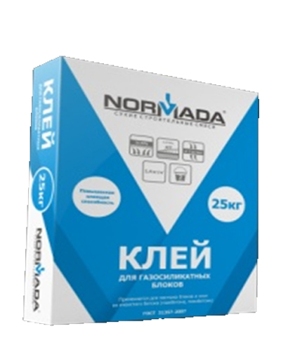 Клей для газосиликатных блоков NORMADA 25 кг