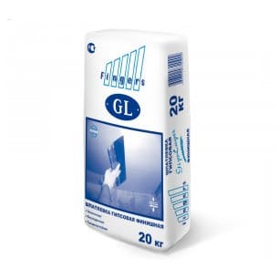 Шпатлевка гипсовая финишная GipsLayer (GL), 20 кг