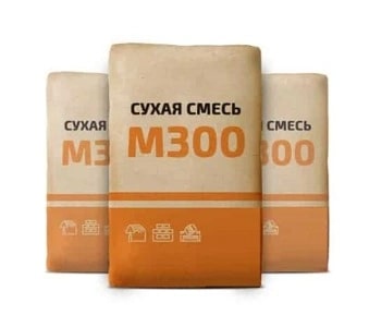 Сухая смесь М-300 пескобетон, 1000 кг