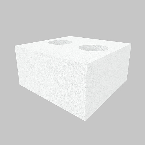 Газобетонный O-блок 375 мм 2d 160 мм