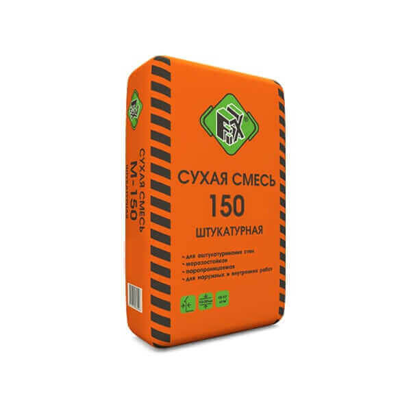 Смесь сухая ШТУКАТУРНАЯ FIX M-150, 50 кг