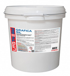 Фасадная штукатурка LITOTHERM GRAFICA SIL 2 мм, 25кг
