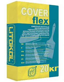 Двухкомпонентная полимерцементная гидроизоляция COVERFLEX компонент А, 20 кг