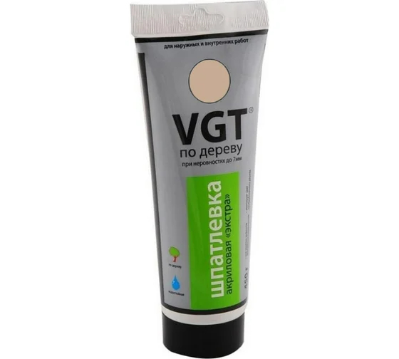 Шпаклевка по дереву VGT Экстра Дуб 0,40 кг туба 