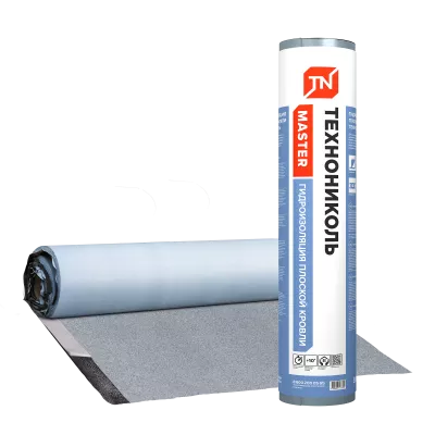 Гидроизоляция плоской кровли ТЕХНОНИКОЛЬ, 8x1м