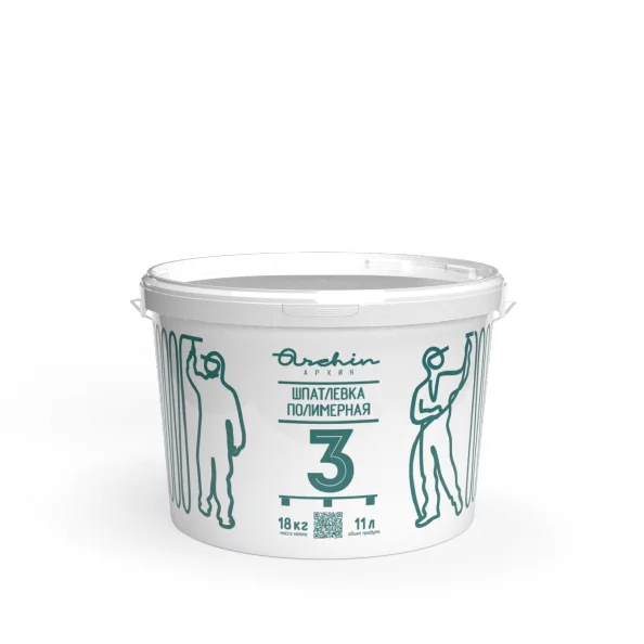 Полимерная шпатлевка Archin 3, 18 кг