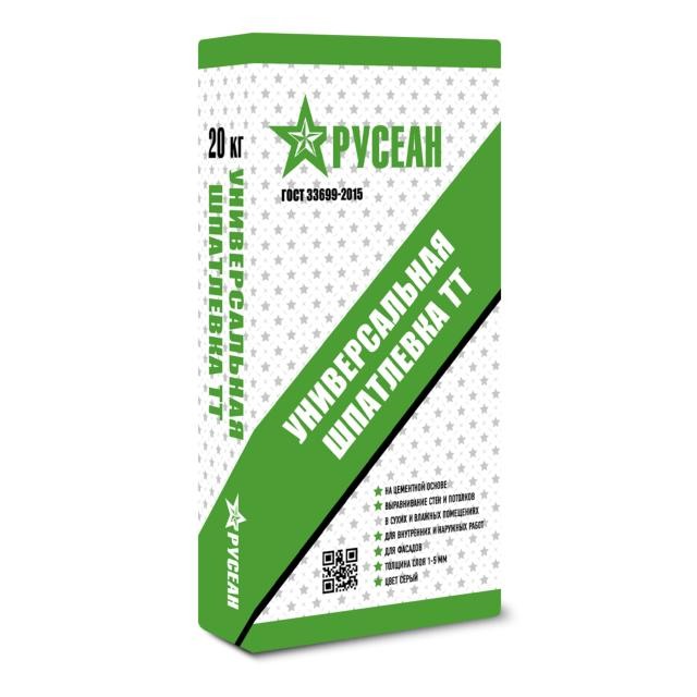 Шпатлевка Универсальная TT Русеан, 20 кг