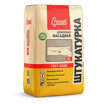 Штукатурка цементная Фасадная Старатели, 25 кг