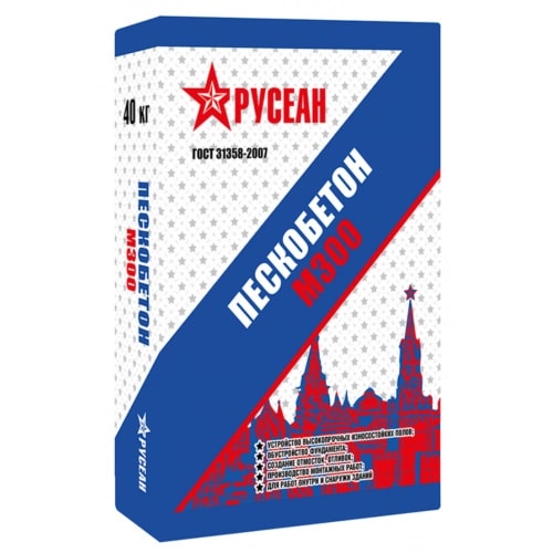 Пескобетон М300 Русеан, 40 кг