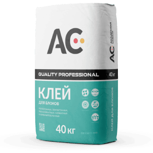 Клей для блоков Академия Смеси, 40кг