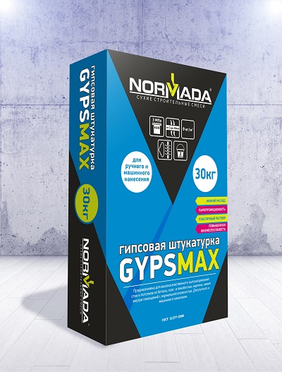 Гипсовая штукатурка NORMADA GYPSMIX 30 кг
