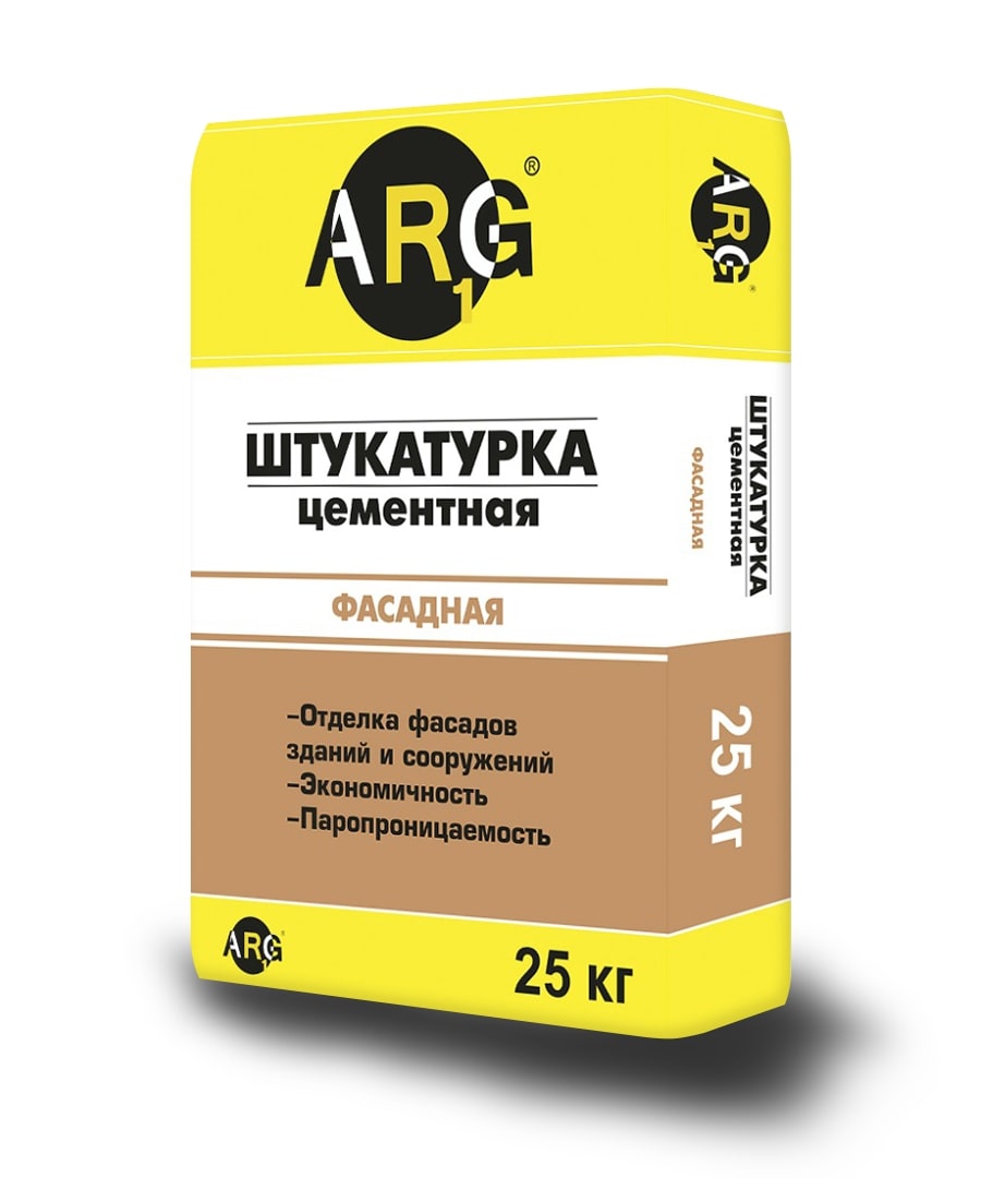Штукатурка фасадная ARG, 25 кг