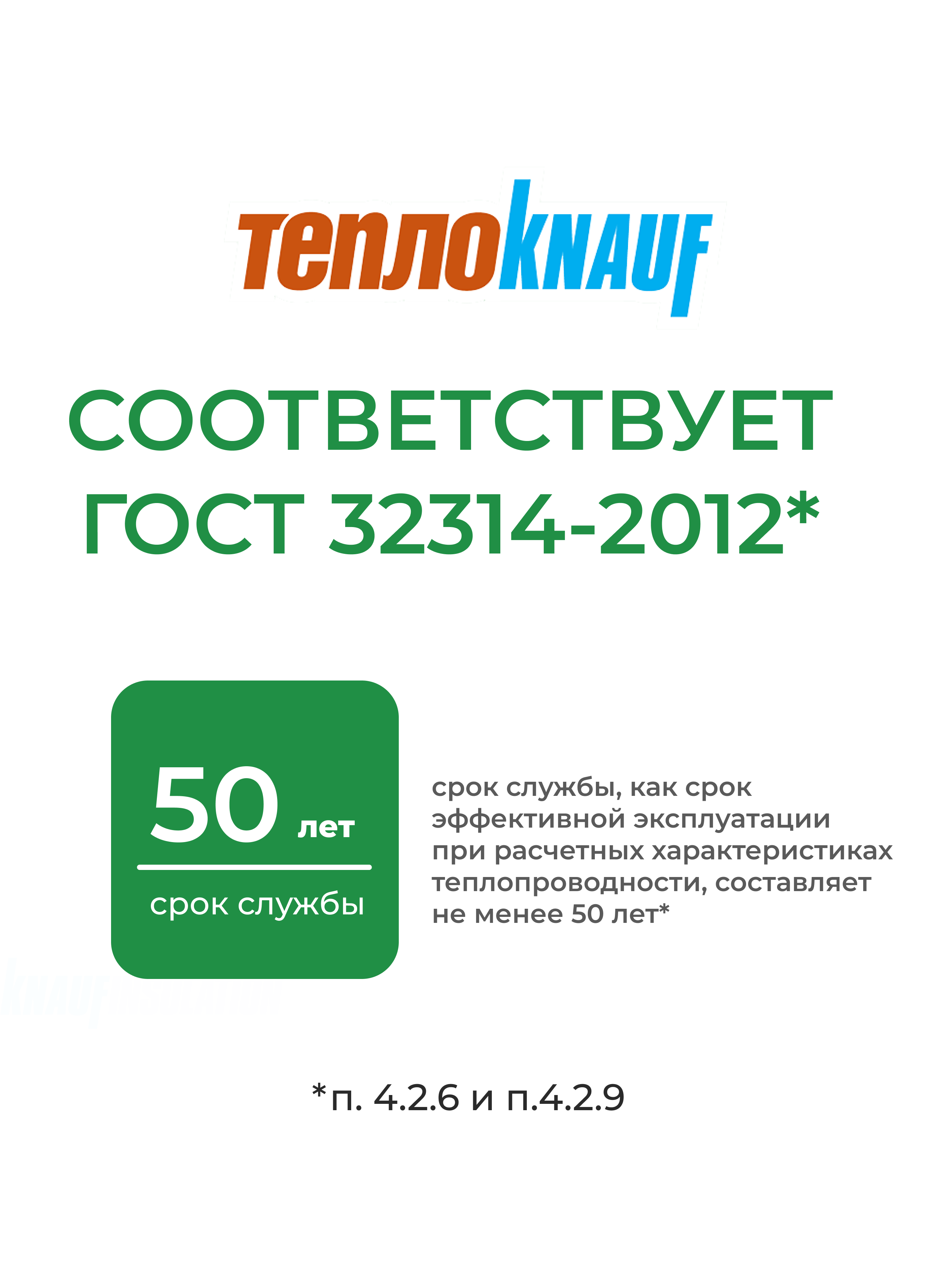 Утеплитель ТеплоКНАУФ для кровли и стен 1230x610x100, 6 м2 / 8 плит