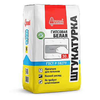 Штукатурка гипсовая белая Старатели, 30 кг