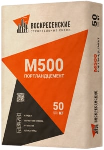 Портландцемент М500 ВосСмеси, 50 кг Портландцемент М500 ВосСмеси, 50 кг